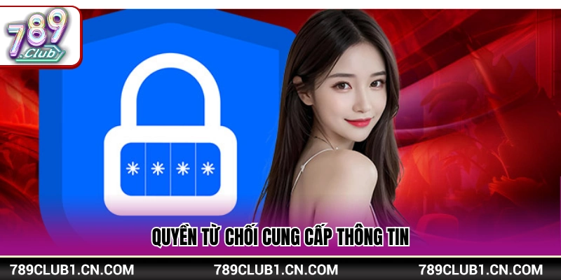 Quyền hạn không chia sẻ dữ liệu của người dùng